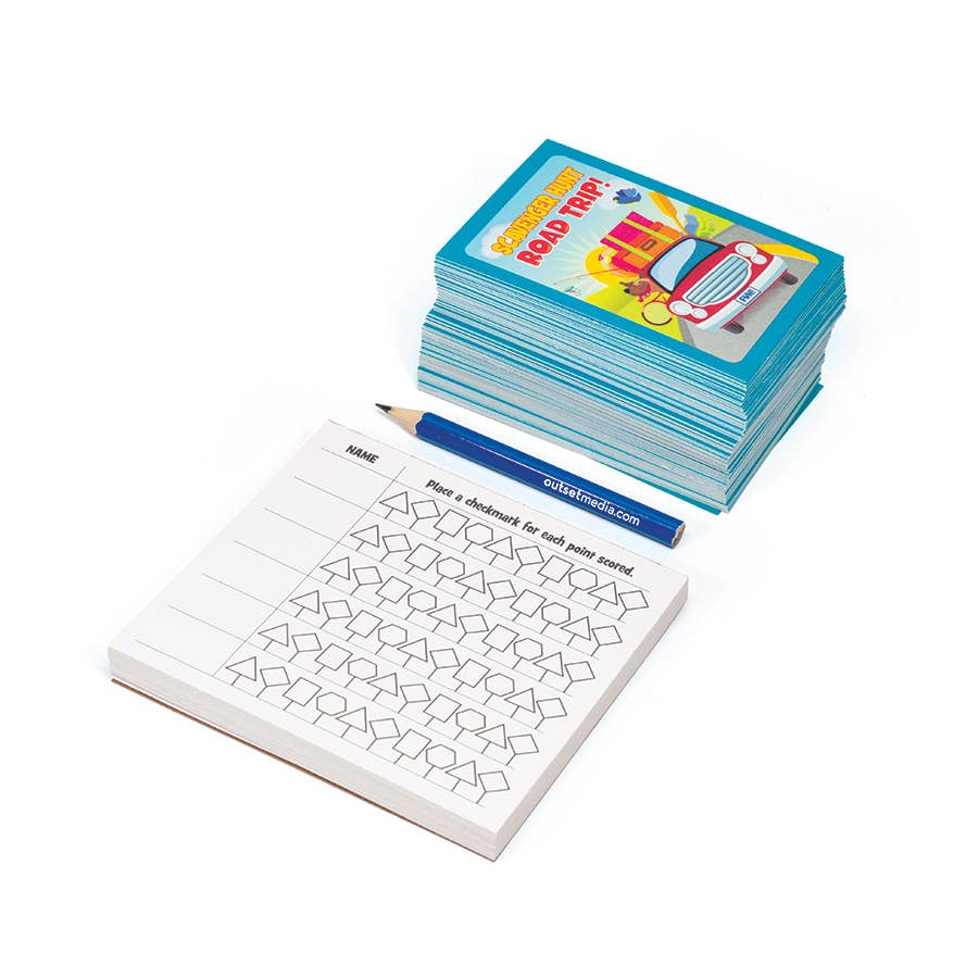 Scavenger Hunt Road Trip Card Game