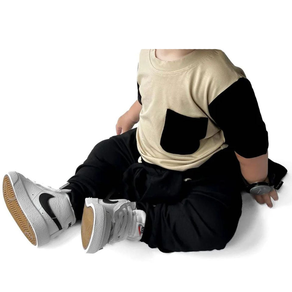 Bamboo Pocket Tee - Sand