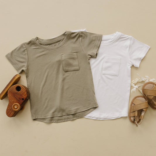 Bamboo Pocket Tee - Olive