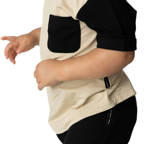 Bamboo Pocket Tee - Sand