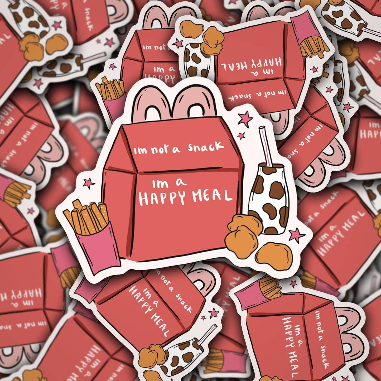 I'm a Happy Meal - Vinyl Decal - 3"