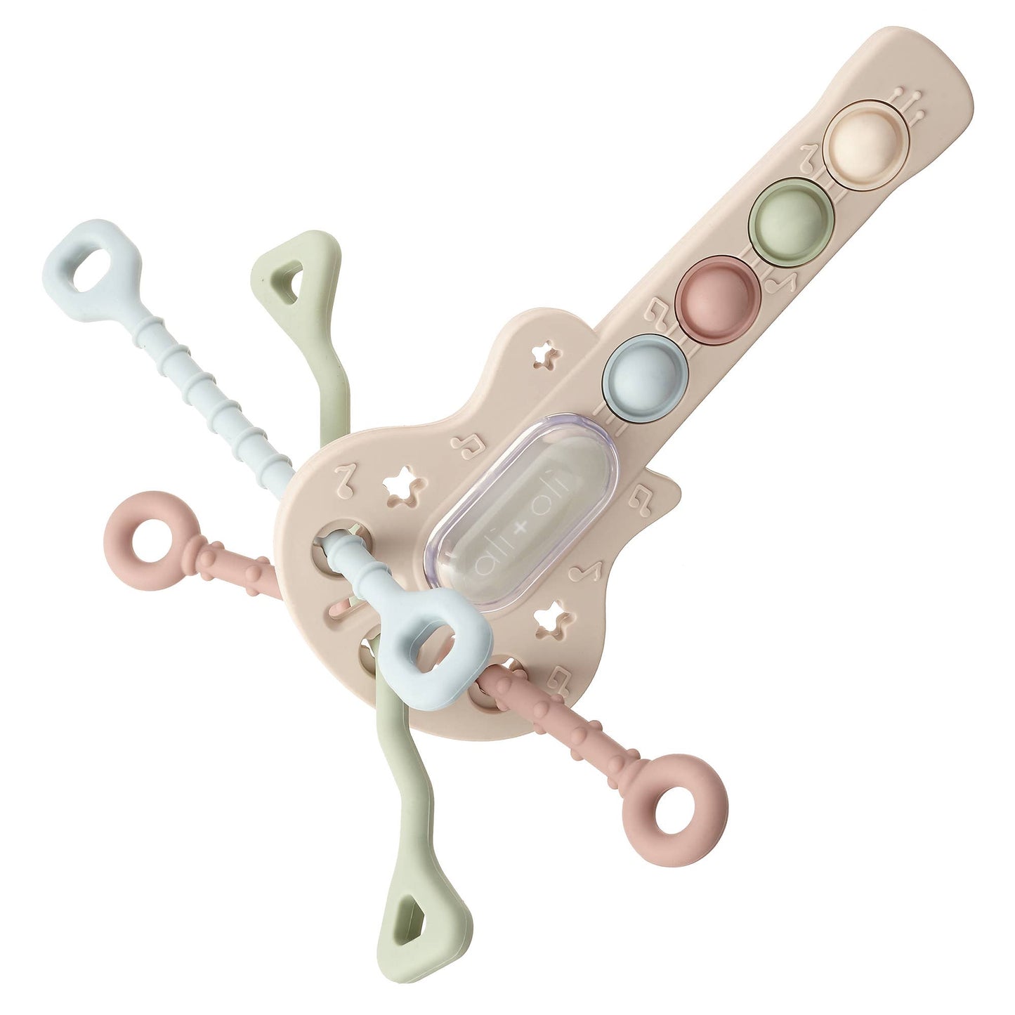 Sensory Pull & Teether - Guitar-Shaped