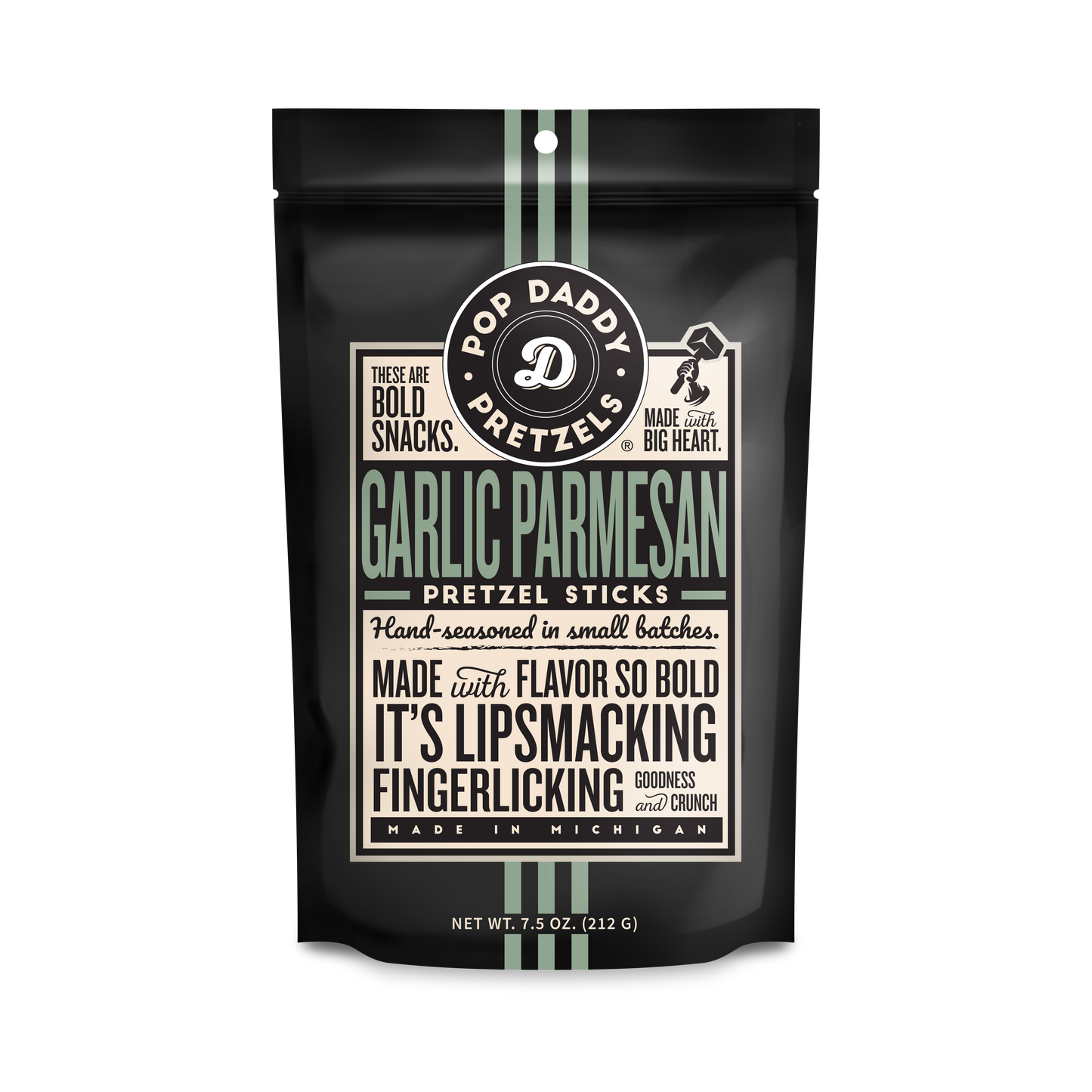Garlic Parmesan Seasoned Pretzels 7.5oz