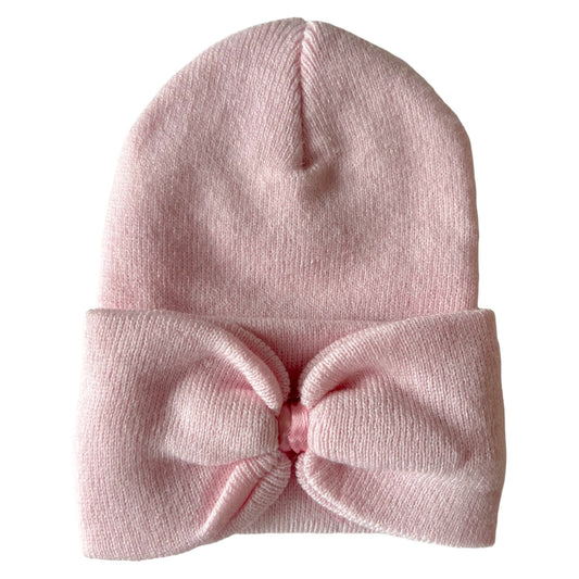 Baby's First Hat - Petal Pink Bow