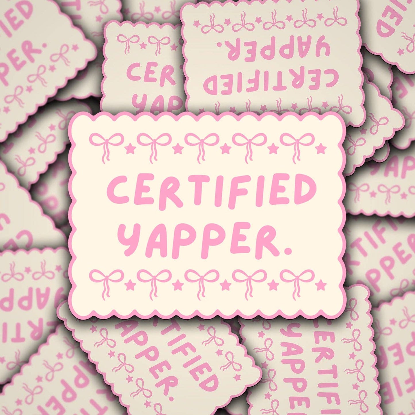 Certified Yapper - Vinyl Decal - 3"
