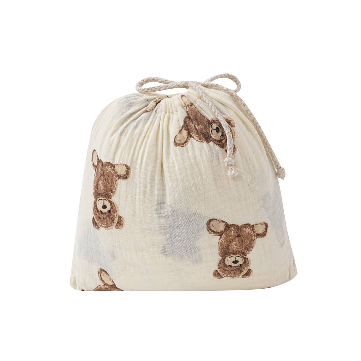 Cotton Crib Fitted Sheet – Teddy Bear
