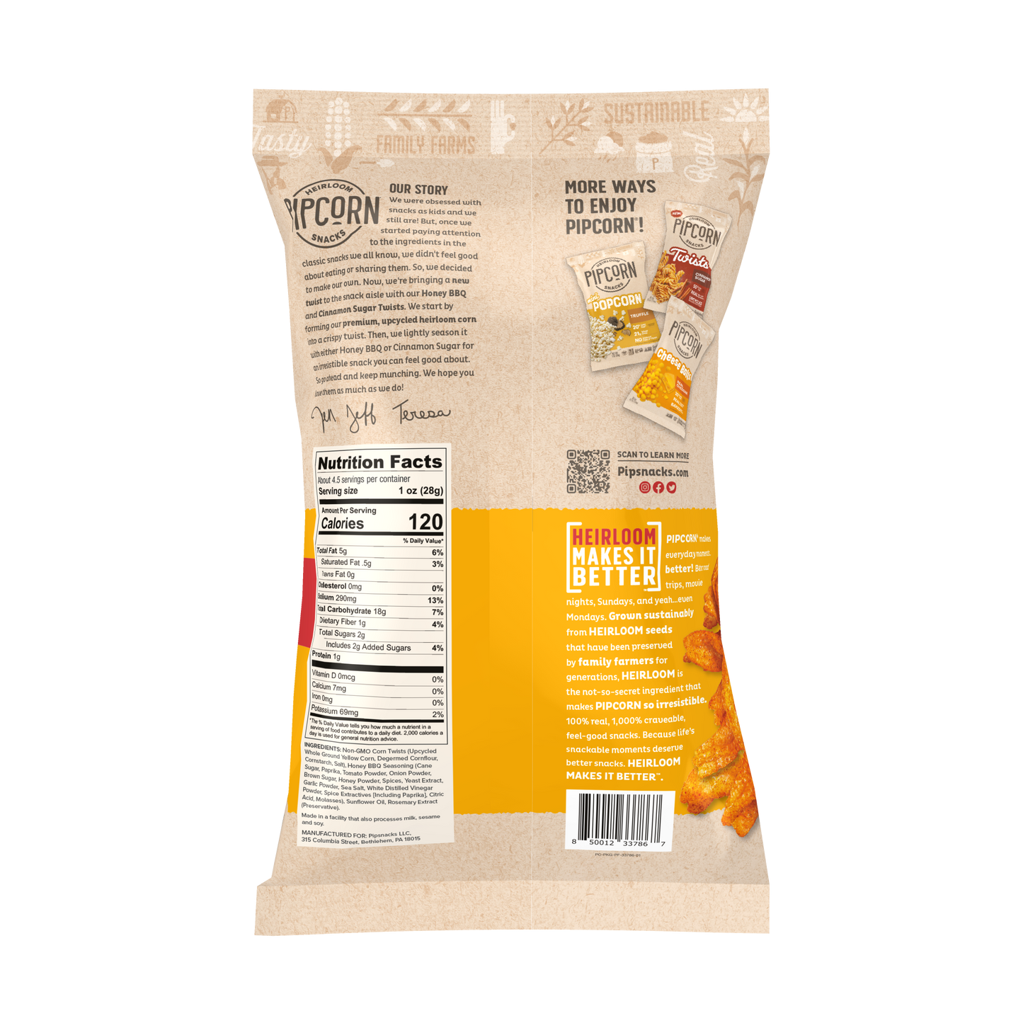Honey BBQ Twists - 4.5oz
