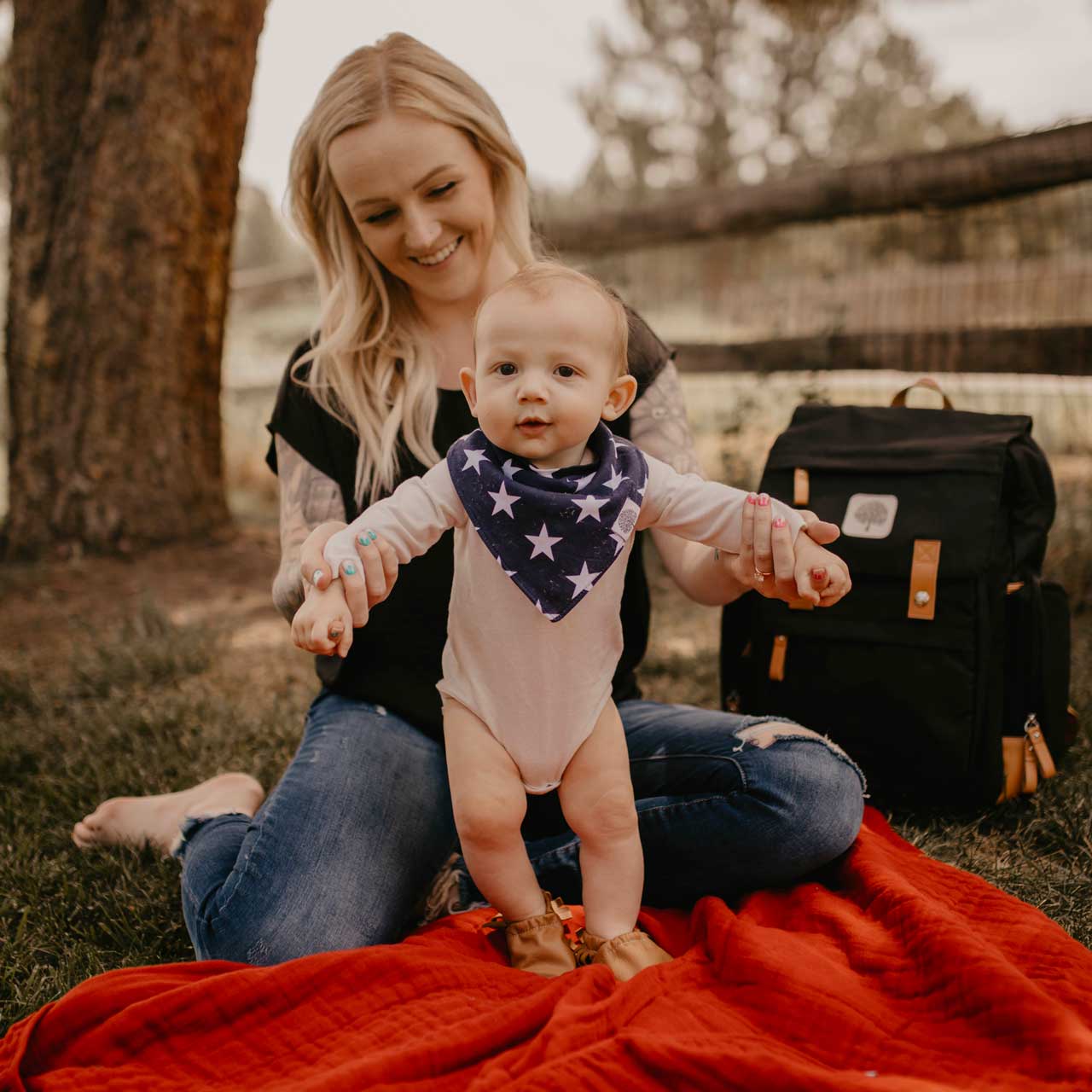 Birch Bag - Diaper Backpack - Black