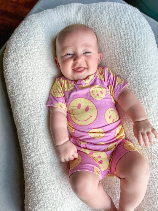 Bamboo Pink Lemonade Short Set