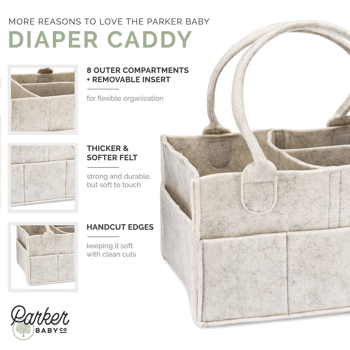 Diaper Caddy - White