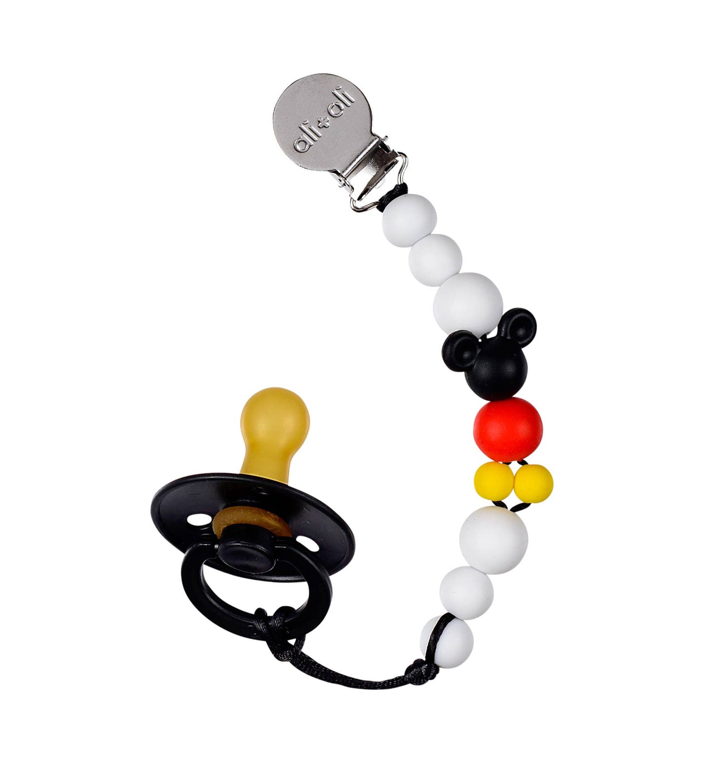 Silicone Pacifier Clip - Mouse