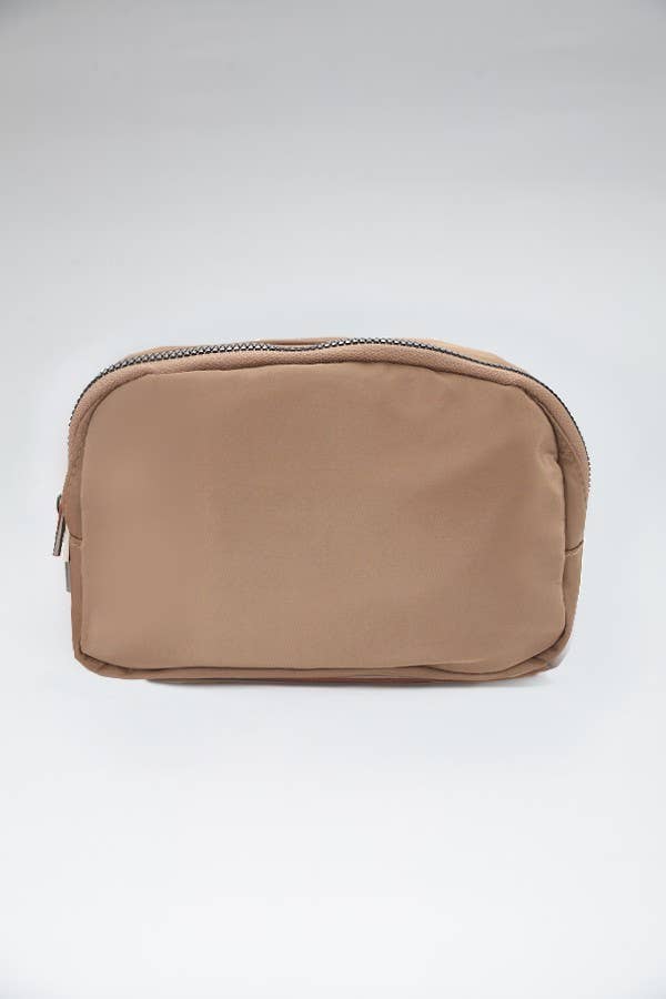 Cross Body Belt Bag - Taupe