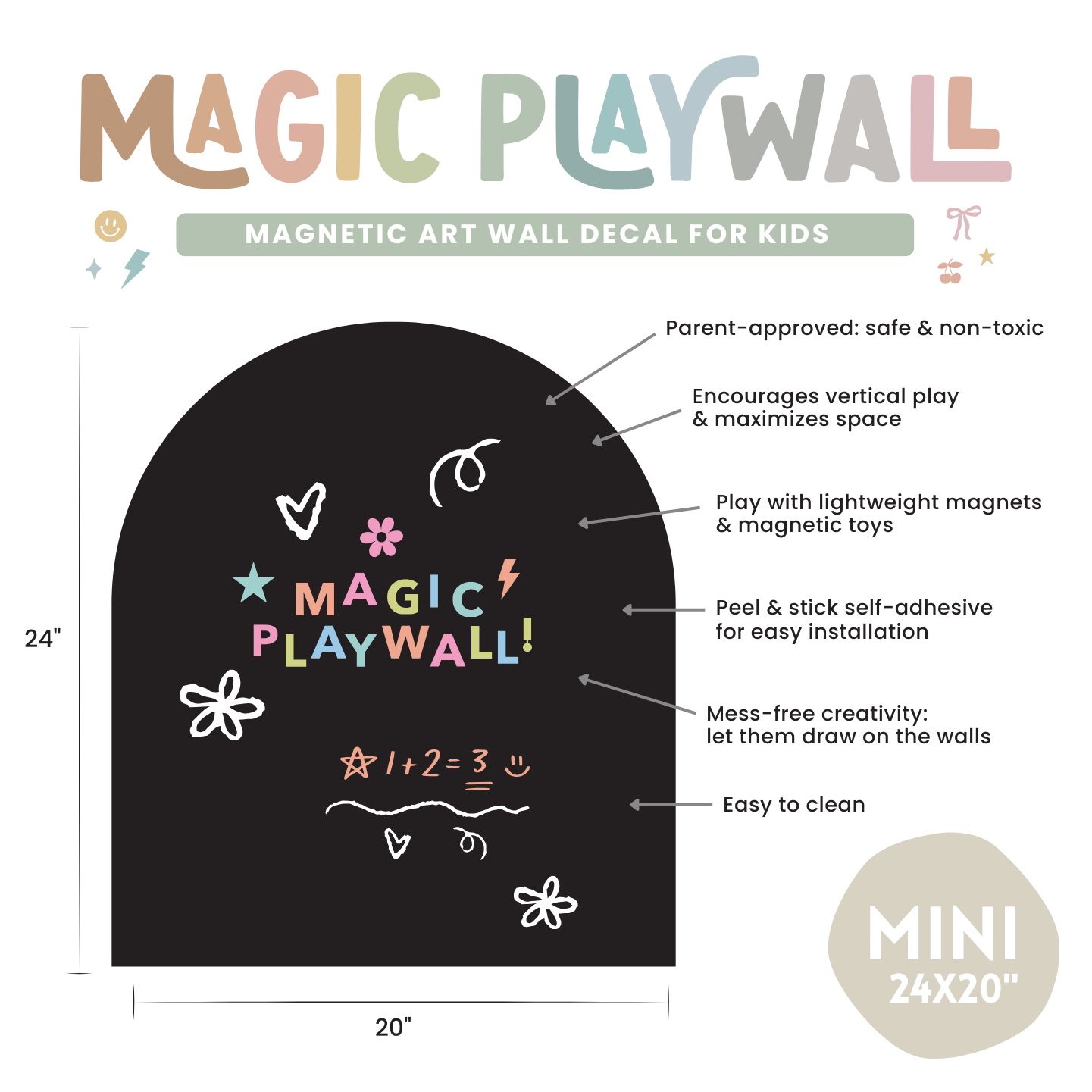 MINI Magic Playwall - Arch Magnetic Art Wall