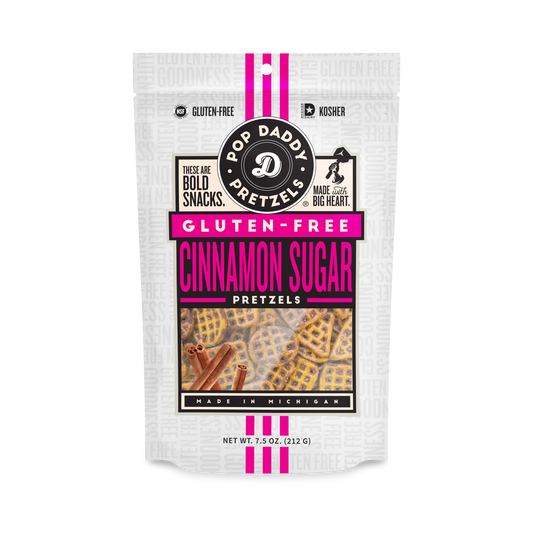 Cinnamon Sugar Seasoned Pretzels 7.5 oz - Gluten-Free