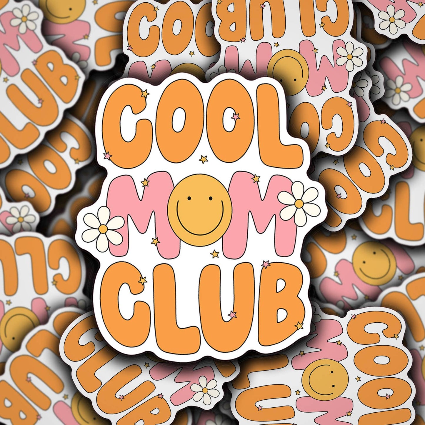 Cool Mom Club - Vinyl Decal - 3"