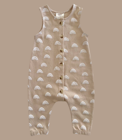 Tan Rainbow / Organic Bay Jumpsuit