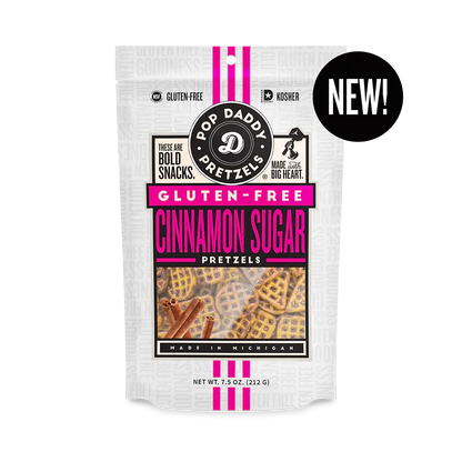 Cinnamon Sugar Seasoned Pretzels 7.5 oz - Gluten-Free