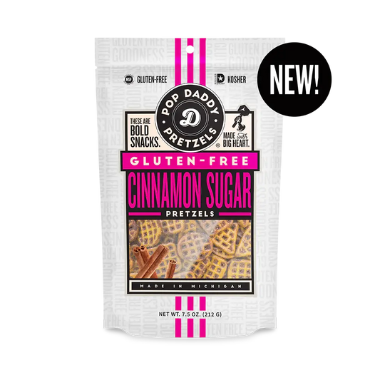 Cinnamon Sugar Seasoned Pretzels 7.5 oz - Gluten-Free