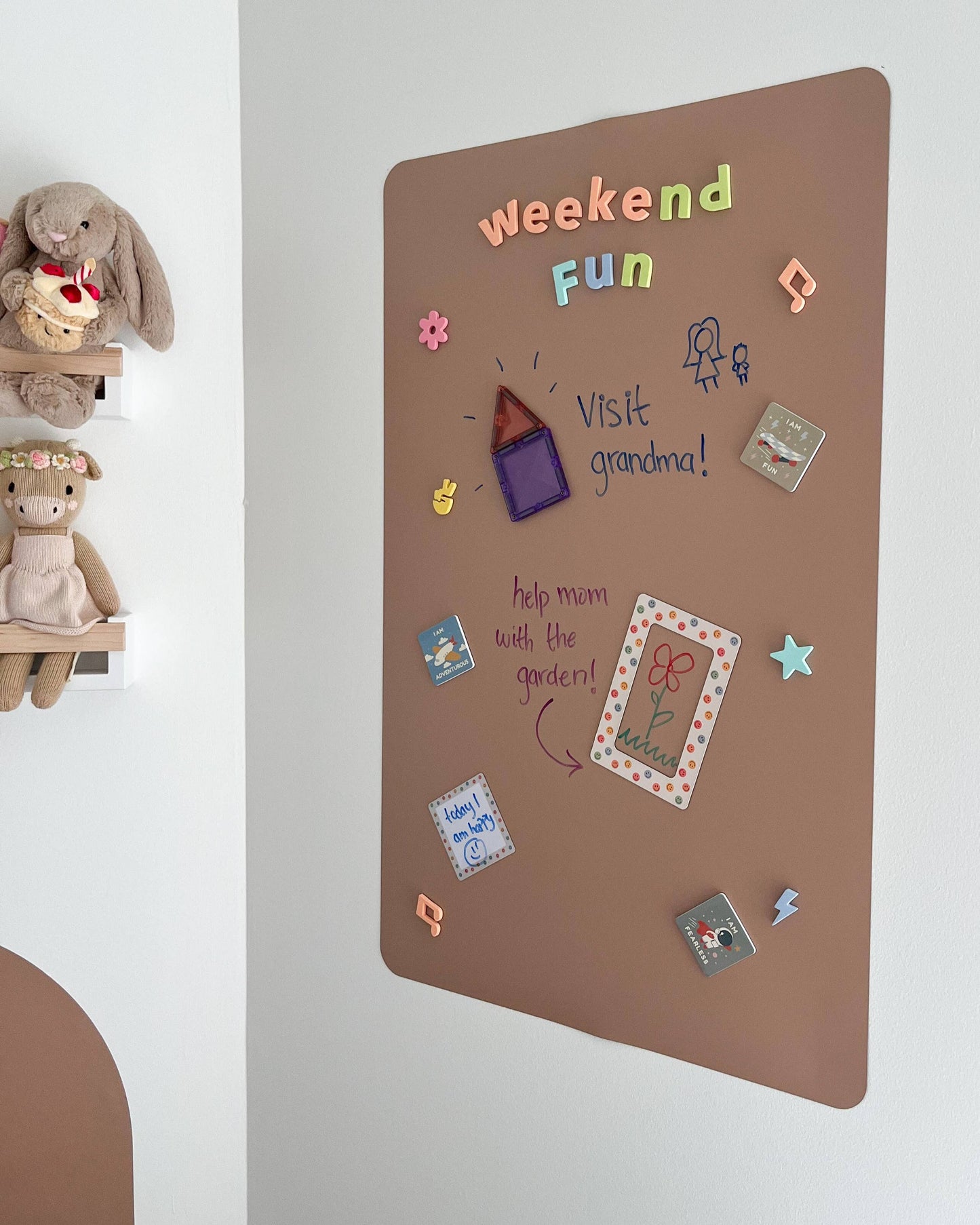 Magic Playwall - Rectangle Magnetic Wall Decal for Kids