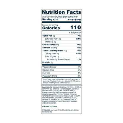 Organic Popcorn, Fiery Hot 4.6 oz