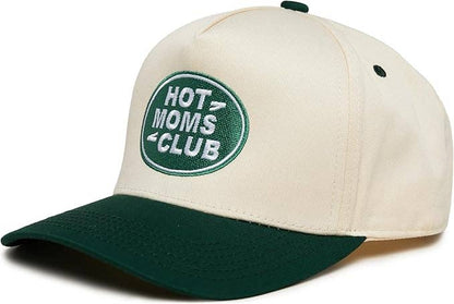 Hot Mom's Club Hat - Green/Beige