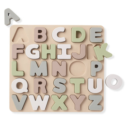 Soft Silicone ABC Puzzle for Toddlers (27-pc)