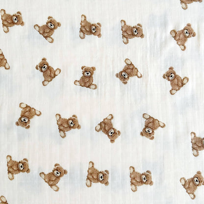 Bamboo Muslin - Teddy Bear