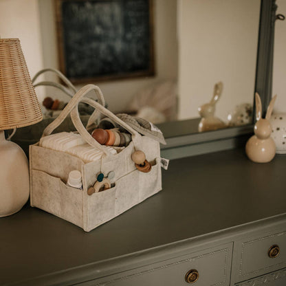 Diaper Caddy - White