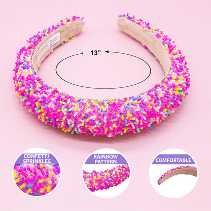 Confetti Padded Sprinkle Hair Headband