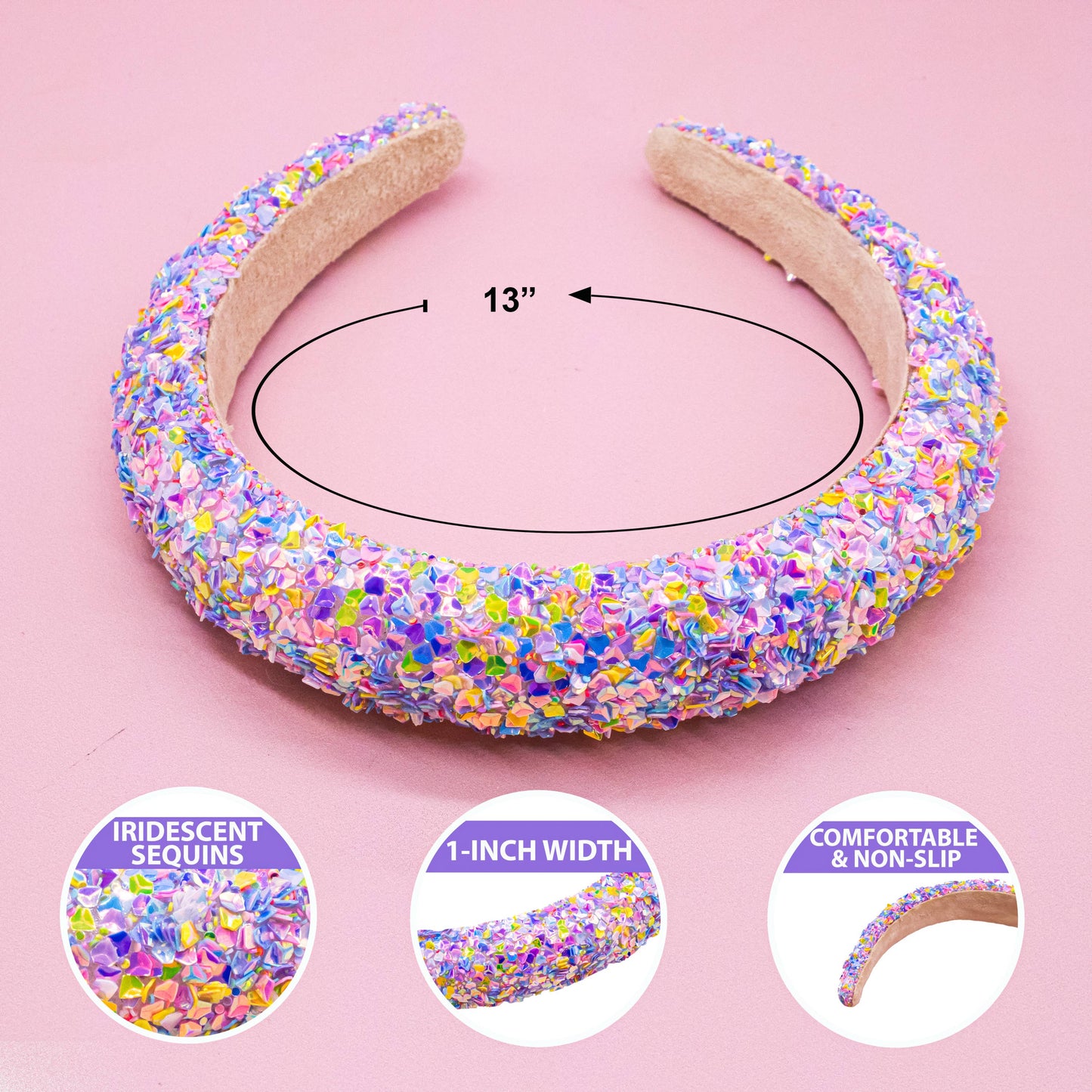 Chunky Sequin Hair Band