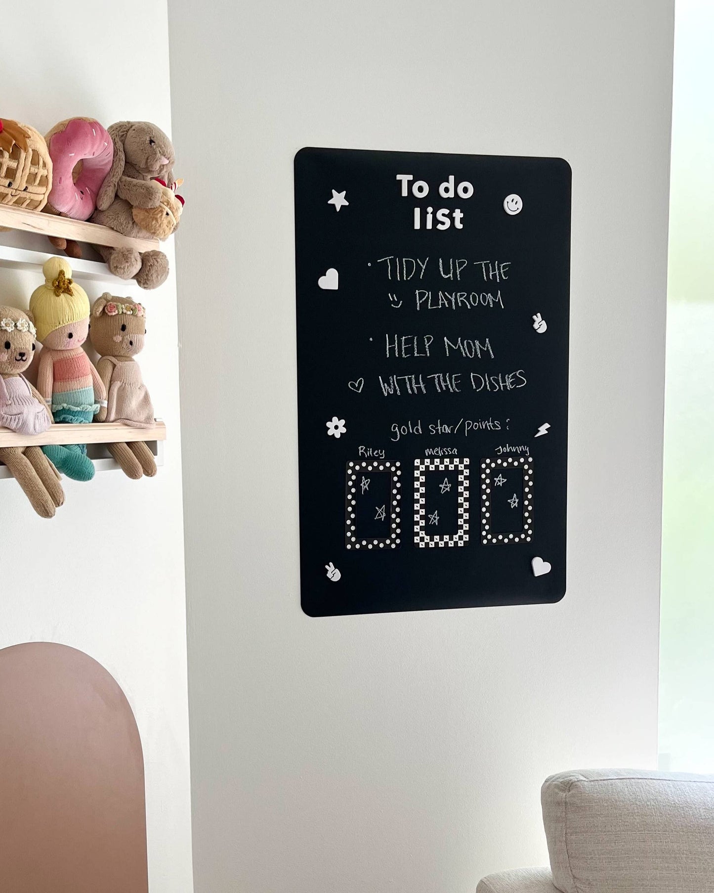 Magic Playwall - Rectangle Magnetic Wall Decal for Kids