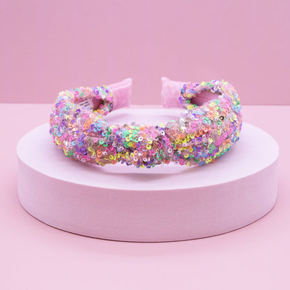 Sequin Knotted Headband