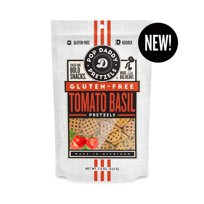 Tomato Basil Seasoned Pretzels 7.5 oz - Gluten-Free