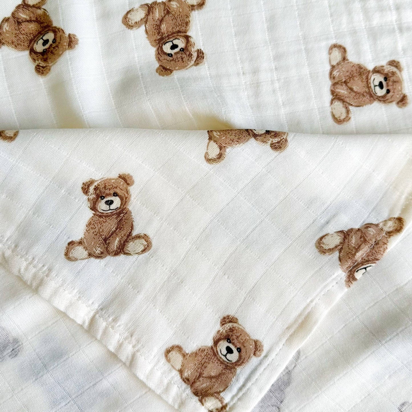 Bamboo Muslin - Teddy Bear