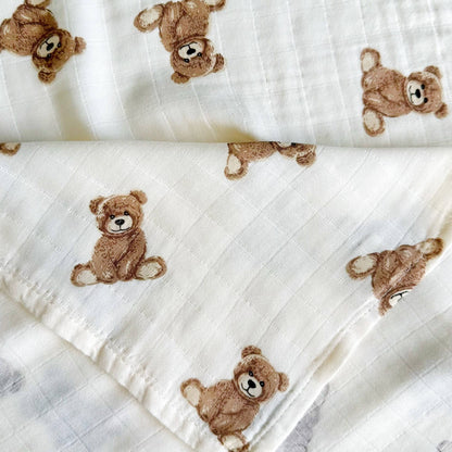 Bamboo Muslin - Teddy Bear
