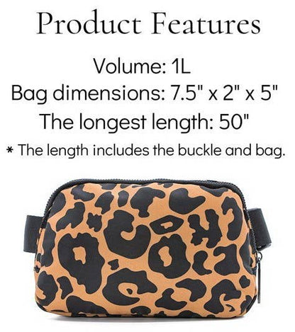 Cross Body Belt Bag - Taupe