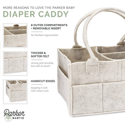 Diaper Caddy - White