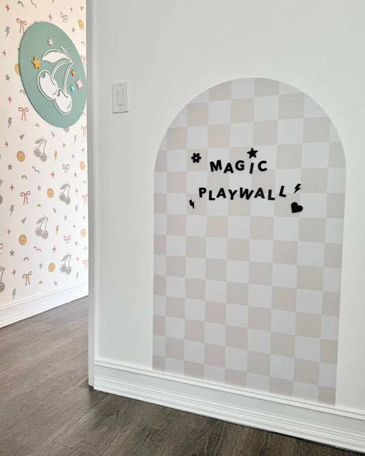 MEGA Magic Playwall - Arch Magnetic Wall Decal