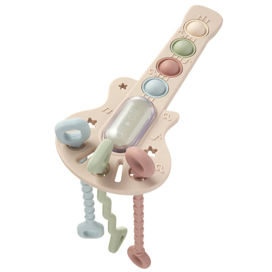 Sensory Pull & Teether - Guitar-Shaped