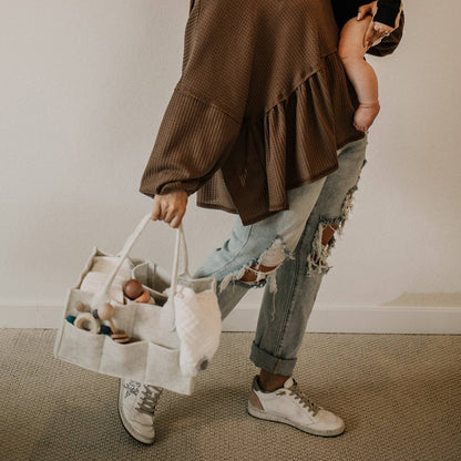 Diaper Caddy - White