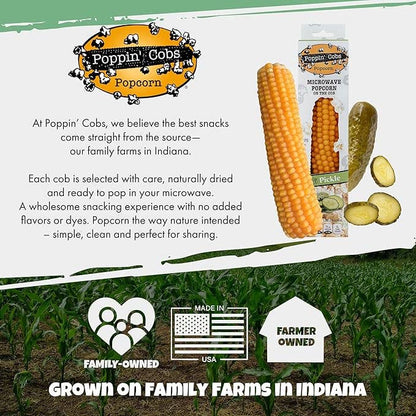 Popcorn on the Cob - Single Pack in a 16 pack case