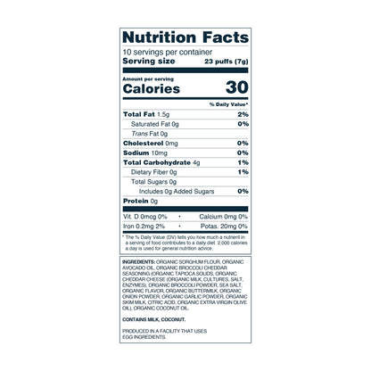 Lil' Puffs Broccoli Cheddar Blast, 2.5oz