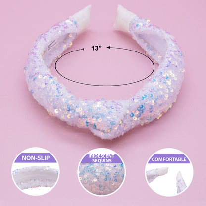 Sequin Knotted Headband
