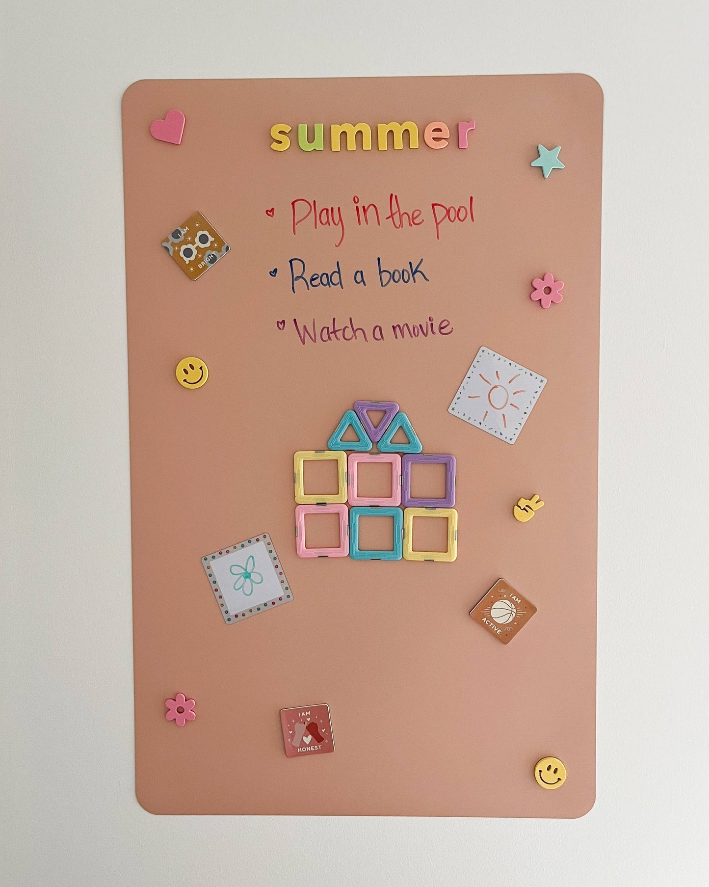 Magic Playwall - Rectangle Magnetic Wall Decal for Kids