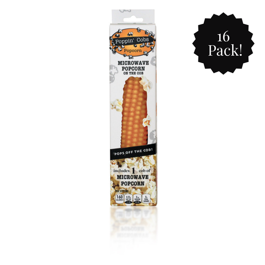Popcorn on the Cob - Single Pack in a 16 pack case