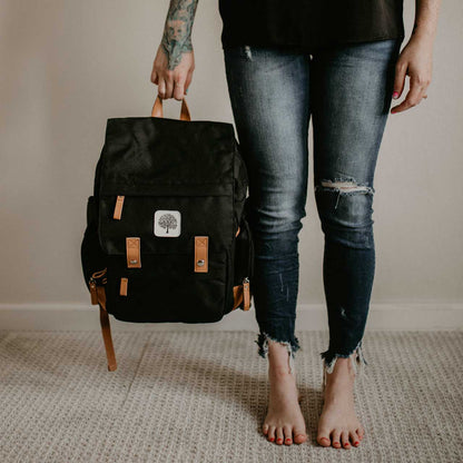 Birch Bag - Diaper Backpack - Black